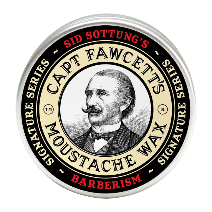 Captain Fawcett's Barberism Moustache Wax by Sid Sottung, 15ml