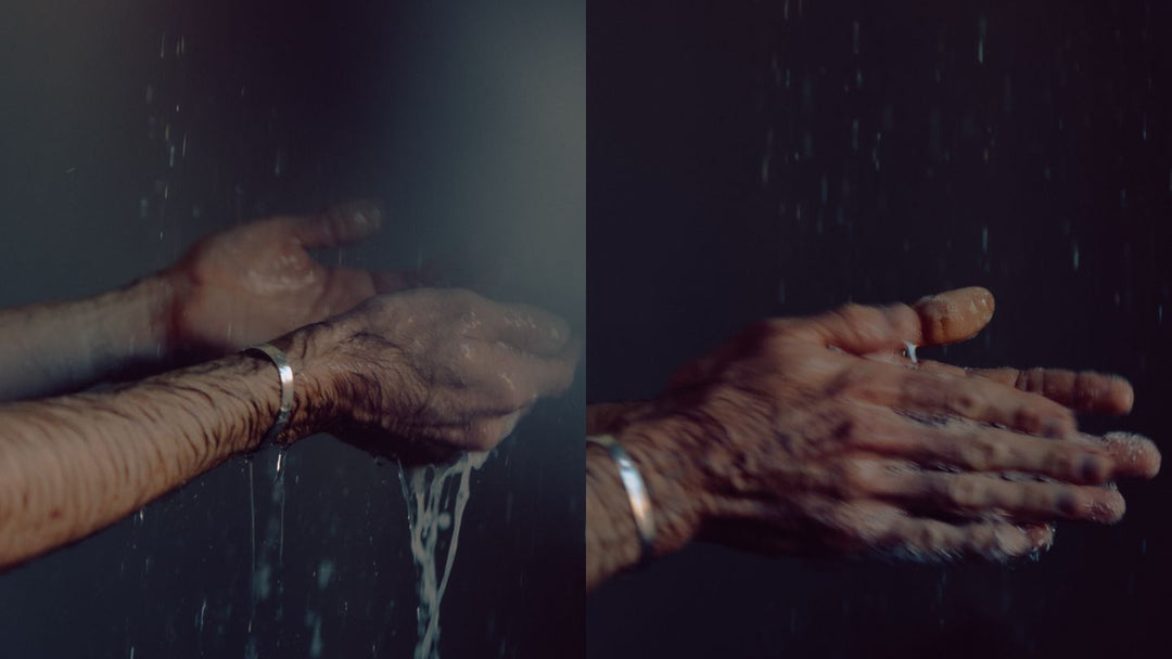 hands washing mixed image