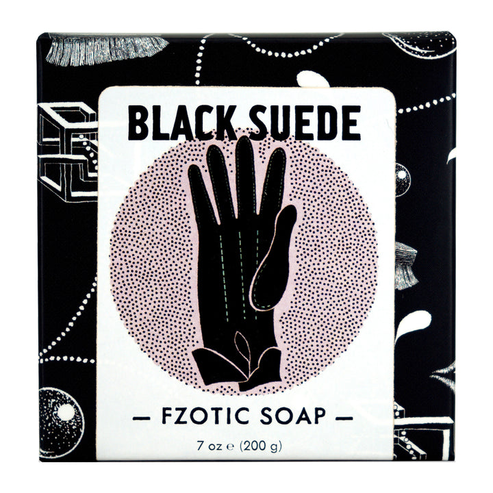 FZOTIC Black Suede Soap, 200g