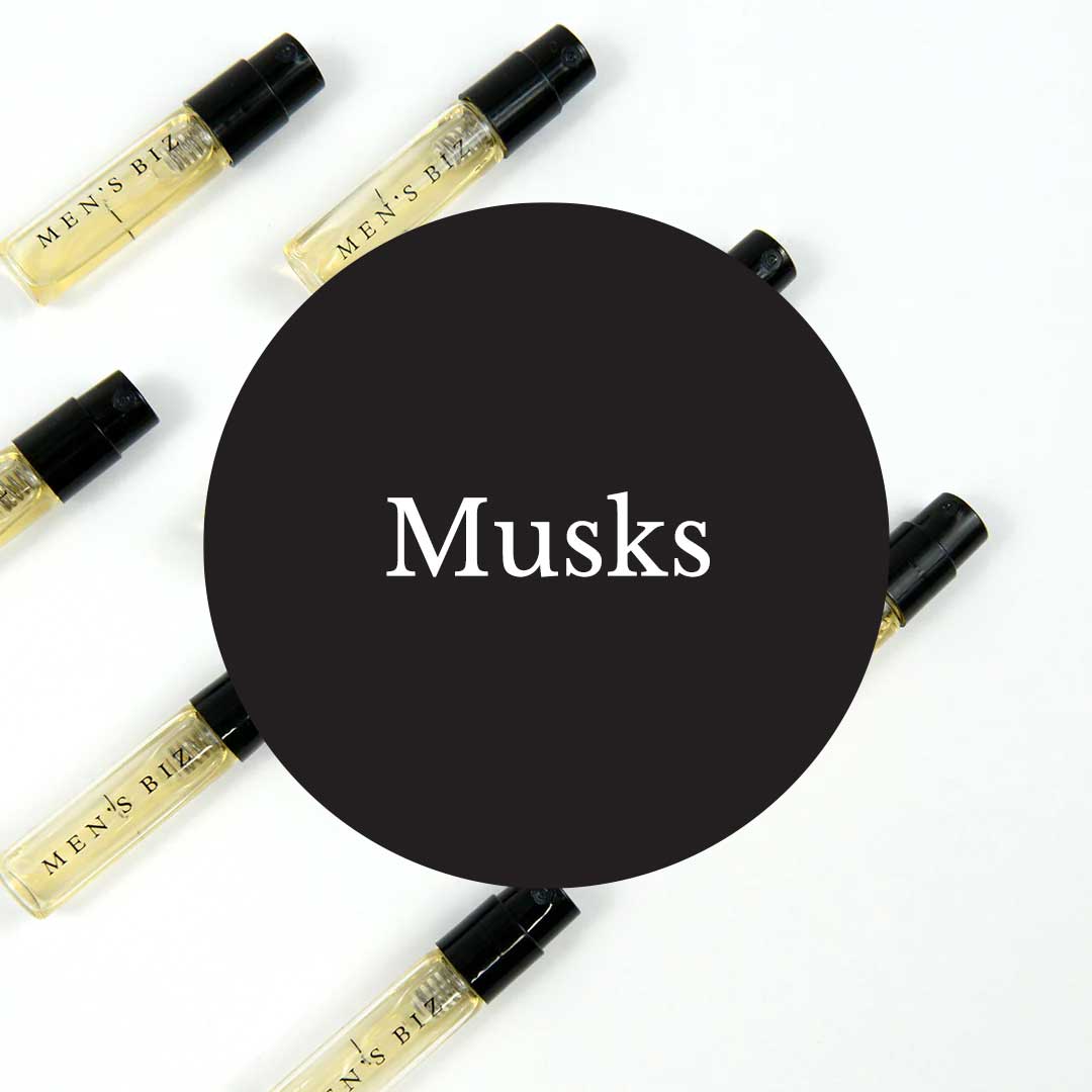 Musks Fragrance Sample Pack, 6 x 1ml