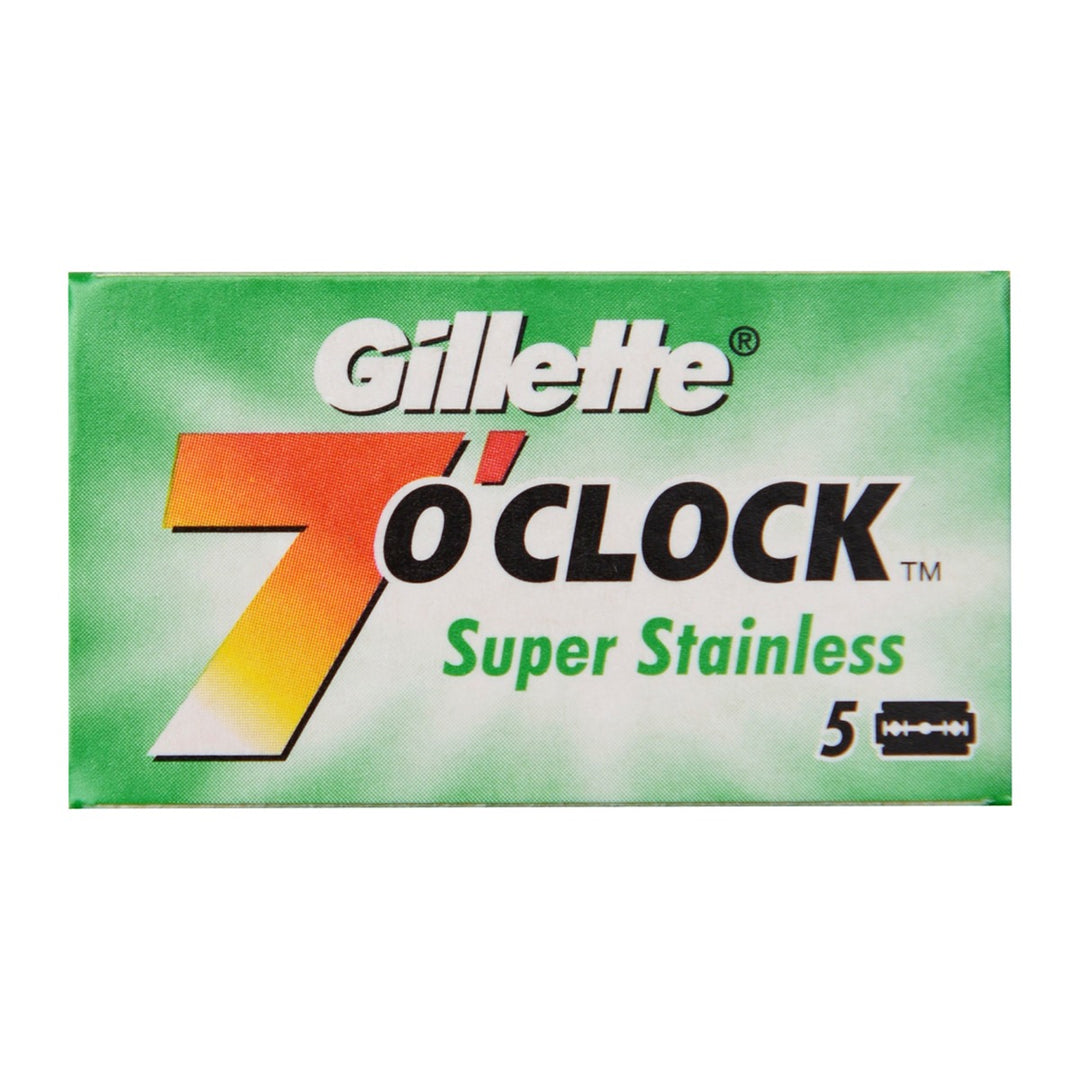 Gillette 7 O'Clock Super Stainless Double Edge Blades (5)