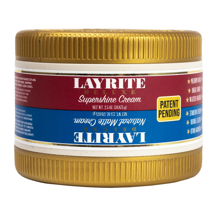 Layrite Deluxe Dual Chamber - Natural Matte & Supershine Cream, 140g