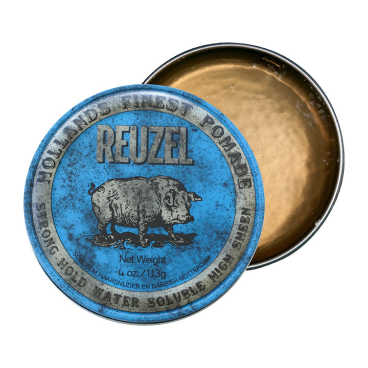 Reuzel Blue Pomade: Strong Hold Water Soluble, 113g