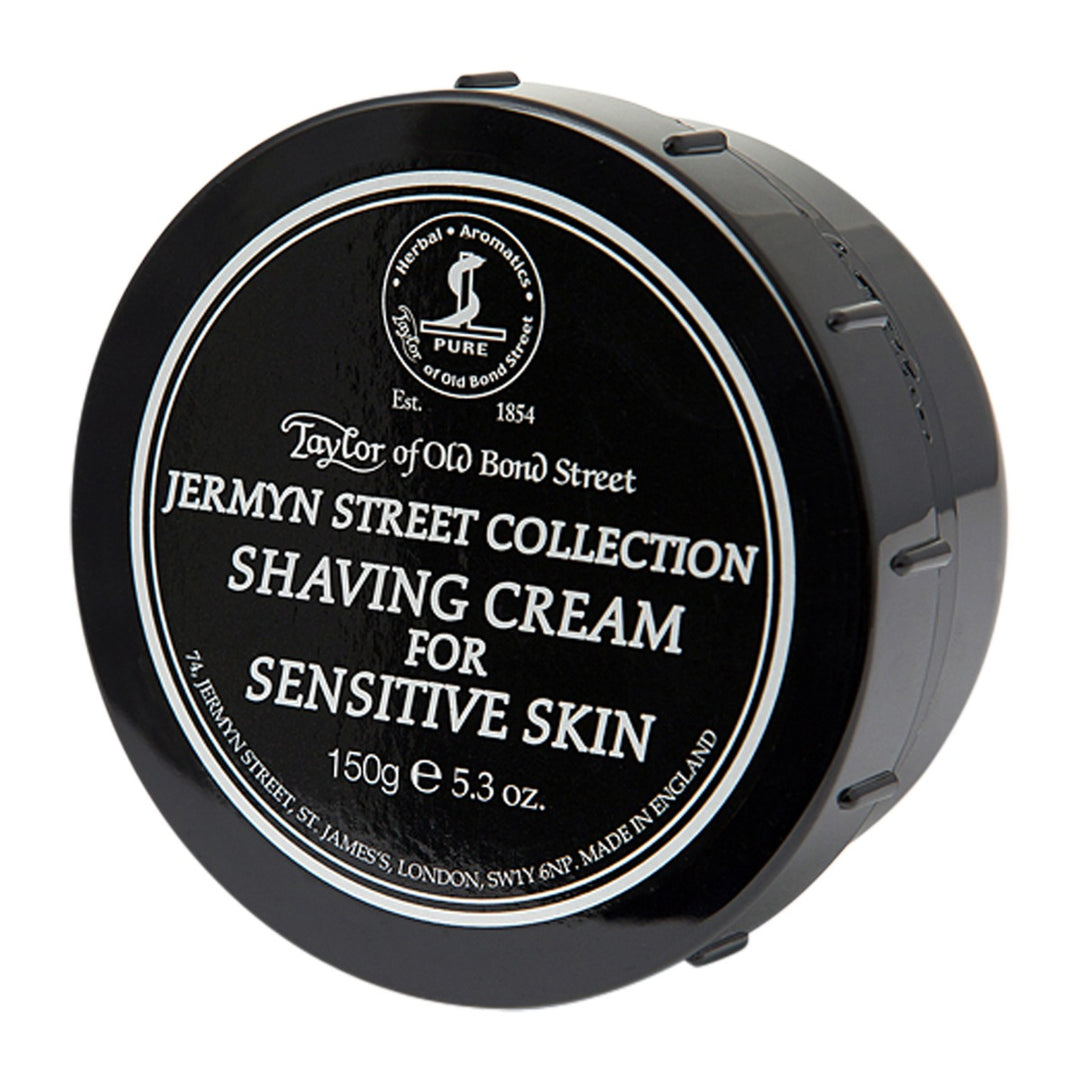 Taylor of Old Bond Street Jermyn Street Shaving Cream for Sensitive Skin Bowl, 150g